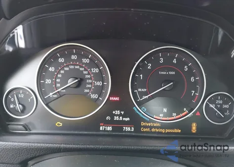 2016 BMW 340I z USA, uszkodzony, nr VIN WBA8B3G5XGNT92530